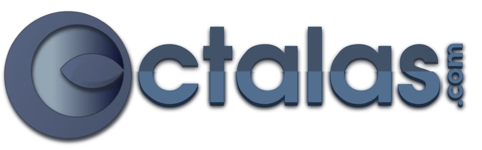 Octalas.com logo with circular emblem