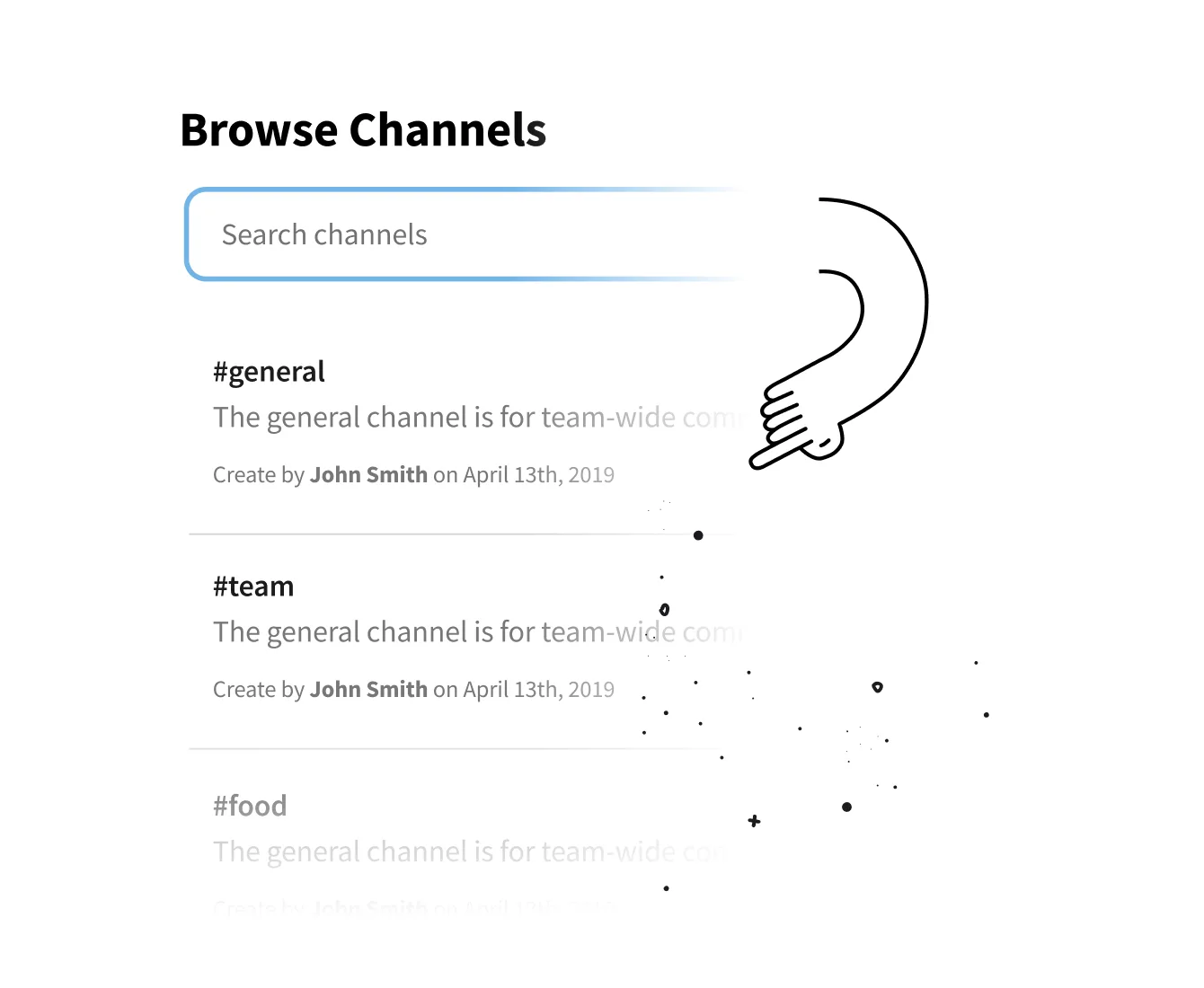Choose a channel for your bot