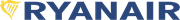 Ryanair logo with yellow harp on blue