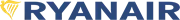 Ryanair logo with yellow harp on blue