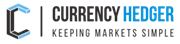 Currency Hedger logo with tagline
