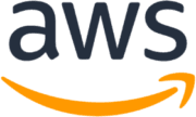 AWS logo with Amazon smile arrow